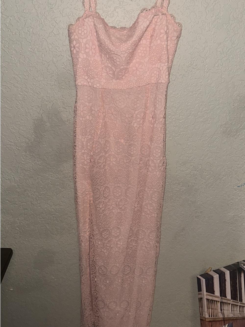 Lovers + Friends Lace Maxi Dress - Light Pink